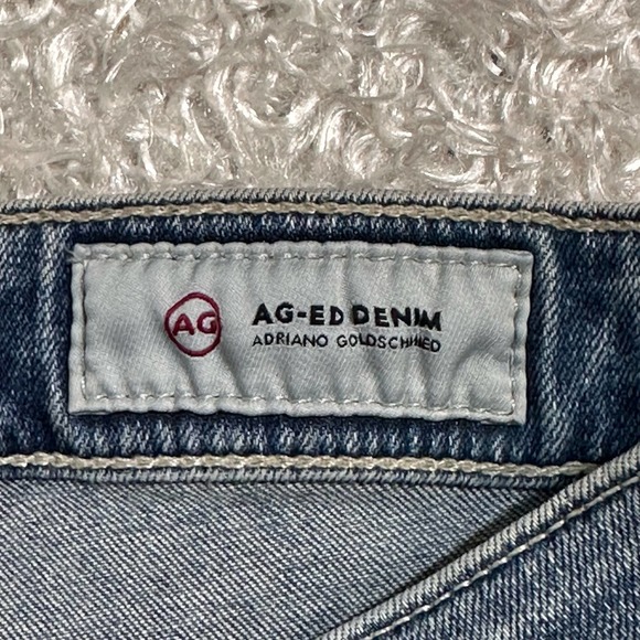 AG Adriano Goldschmied Farrah Skinny Ankle Highrise Jeans Blue Sz 27 - Picture 6 of 13